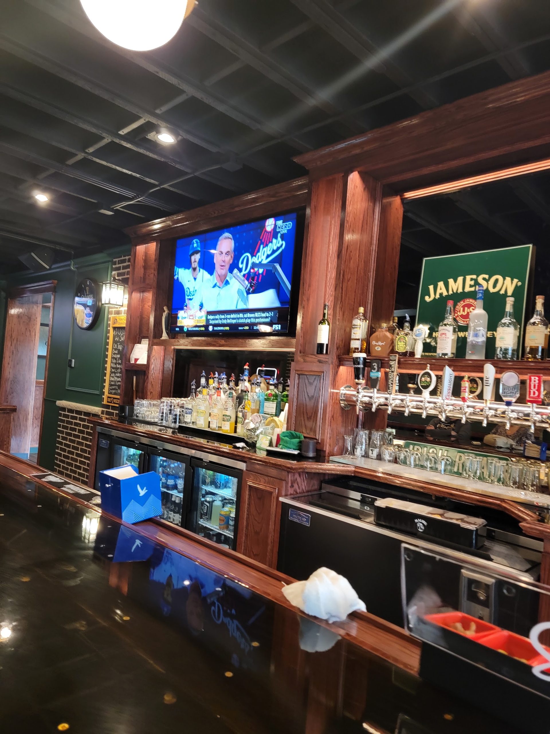 Beers on draft and a full bar